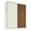 Ver imagem 3 de Guarda Roupa Solteiro 2 Portas 4 Gavetas - Zurique-off White - Móveis Europa