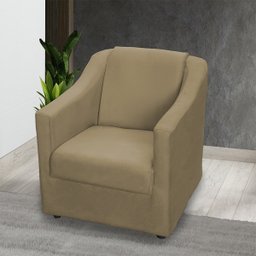 Kit 4 Poltronas Decorativas para Sala de Espera Recepção Escritório Consultório Suede - 2