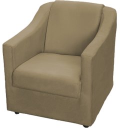 Kit 4 Poltronas Decorativas para Sala de Espera Recepção Escritório Consultório Suede - 3