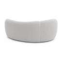 Ver imagem 6 de Sofá Zah 210 cm 3 Lugares Luxo Orgânico Curvo Bouclé Premium:Bouclé Cinza