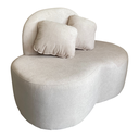 Ver imagem 5 de Poltrona Namoradeira Orgânica Essênce Bouclê - Élpis Móveis - Bege