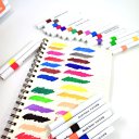 Ver mais imagens de Super Kit Estojo Canetinhas Profissional Ponta 60 Cores Permanente Ponta 1°linha Touch Acrilic Maker