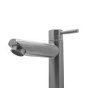 Ver imagem 4 de Torneira Lavatório Banheiro Mesa Bica Baixa em Inox Escovado 1/4v