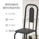 Ver imagem 7 de Conjunto para Sala de Jantar com 6 Cadeiras Lívia Preto