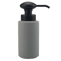 Porta Sabonete Liquido Porcelana Cinza/Preto 18x8CM ZO0030 - 1