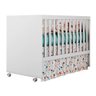 Berço Americano Com Colchão Gabi Branco Carolina Baby - 4