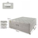 Ver imagem 3 de Conjunto Colchão + Box Tamanho Casal - King Best Molas Ensacadas 138x188x70cm - Anjos - Megasul