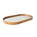 Ver imagem 2 de Bandeja Oval de Madeira para Servir Café para Visitas