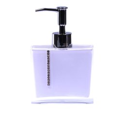 Kit Banheiro Acrílico 4 Peças Lavabo Porta Sabonete Branco - 2