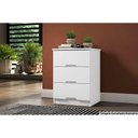 Ver imagem 3 de Mesa Cabeceira Infantil Londres c/ 3 Gavetas Branco - Europa