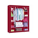 Ver imagem 4 de Guarda Roupa Modular Vermelho Grande com Sapateira