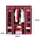 Ver imagem 5 de Guarda Roupa Modular Vermelho Grande com Sapateira