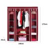 Guarda Roupa Modular Vermelho Grande com Sapateira - 5