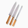 Kit de Facas com Chaira de Inox Resistente - 1