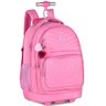 Mochila Escolar de Rodinhas Rebecca Bonbon Rb24673 Rosa - 1