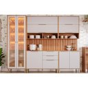 Ver imagem 1 de Kit Cozinha 7 Peças Esplêndida CZ586 Off White MGM