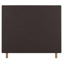 Ver imagem 4 de Cabeceira Cama Box Solteiro Cairo 90cm Veludo Marrom