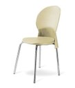 Ver imagem 1 de Cadeira Base Cromada Linha Polipropileno Milano Cor:Amarelo