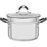 Cozi-vapore Tramontina Aço Inox Astro 20cm 3,6l - 1
