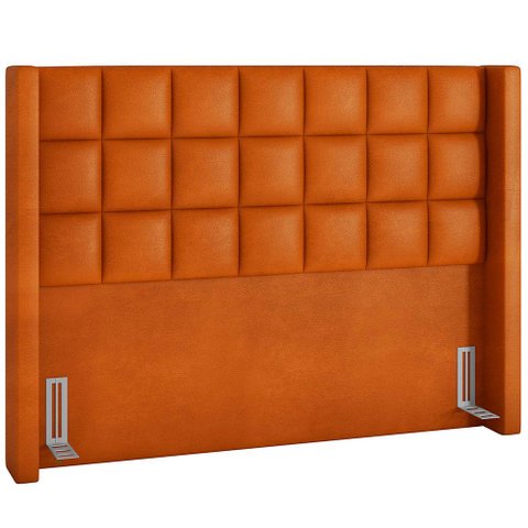 Cabeceira Cama Box Queen 160 cm P05 Paris Couríssimo Camel - Lyam Decor