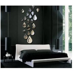 Espelho Decorativo Gotas Quarto Sala Escritório Banheiro