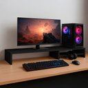 Ver imagem 2 de Suporte Gamer / Monitor Preto