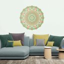 Ver imagem 1 de Adesivo de Parede New Mandala 17 Arte Destaque 0,60 X 0,60 Metros