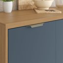 Ver imagem 5 de Balcão de Cozinha 120 cm Colors 3 Portas 2 Gavetas Freijó/Azul Secreto - Kits Paraná