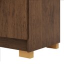 Ver imagem 6 de Cômoda Grande Sapateira Quarto 5 Gavetas 2 Portas Sirios Imbuia Rústico