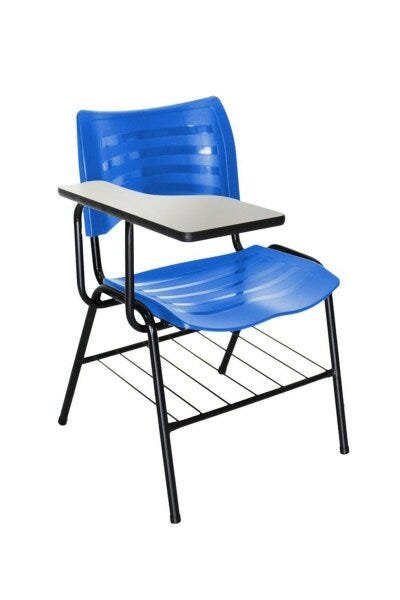 Cadeira Iso Linha Polipropileno Iso Universitária Cor:Azul - 1