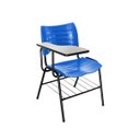 Ver imagem 1 de Cadeira Iso Linha Polipropileno Iso Universitária Cor:Azul