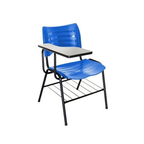 Cadeira Iso Linha Polipropileno Iso Universitária Cor:Azul