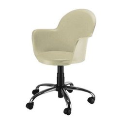 Cadeira Giratória Base Cromada Linha Polipropileno Moon - 1