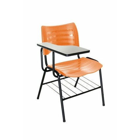 Cadeira Iso Linha Polipropileno Iso Universitária Cor:Laranja