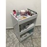 Carrinho Auxiliar Branco P/ Manicure & Estética C/ 3 Bandejas - 4