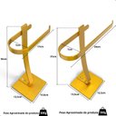 Ver imagem 5 de Porta Papel Higiênico de Chão e Toalha Lavabo Dourado.s