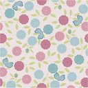 Ver imagem 2 de Papel de Parede Adesivo Floral Roxo e Azul 1432 0,48x2,5m