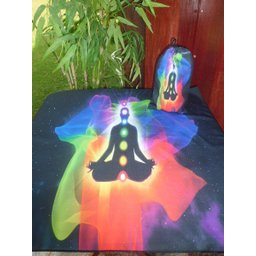 Toalha Mesa Esoterica Equilibrio 07 Chakras Reiki Vela Umbanda - 2