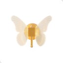 Ver imagem 1 de Luminária de Parede Arandela Borboleta Acrílico Led 3 Cores 3000k/4000k/6000k Dourado 3w Bivolt