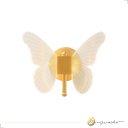 Ver imagem 5 de Luminária de Parede Arandela Borboleta Acrílico Led 3 Cores 3000k/4000k/6000k Dourado 3w Bivolt