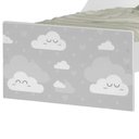 Ver imagem 5 de Cama Infantil Tick Nuvens Cinza com Colchão