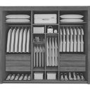 Ver imagem 2 de Guarda Roupa Casal Espelho 3 Portas 6 Gavetas Palissy Bettio