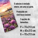 Ver imagem 3 de Adesivo de Porta - Flores Roxa Ao por do Sol
