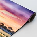 Ver imagem 5 de Adesivo de Porta - Flores Roxa Ao por do Sol