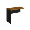Ver imagem 3 de Mesa em L (Mesa 1,70m + Mesa Auxiliar) - sem Gavetas -Webstart - Nogal Sevilha/Preto - 21424
