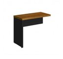 Ver imagem 3 de Mesa em L (Mesa 1,70m + Mesa Auxiliar) - sem Gavetas -Webstart - Nogal Sevilha/Preto - 21424