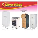 Ver imagem 7 de Carrinho Para Fogão Geladeira Suporte Pé Gira Fácil Inox