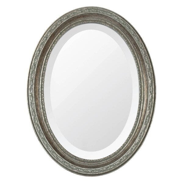 Espelho Oval Ornamental Classic Santa Luzia 37x25cm - 1