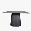 Ver imagem 1 de Mesa de Jantar Cone Retangular 235x122 Cm Tampo Ébano Base Ébano Cor Preto