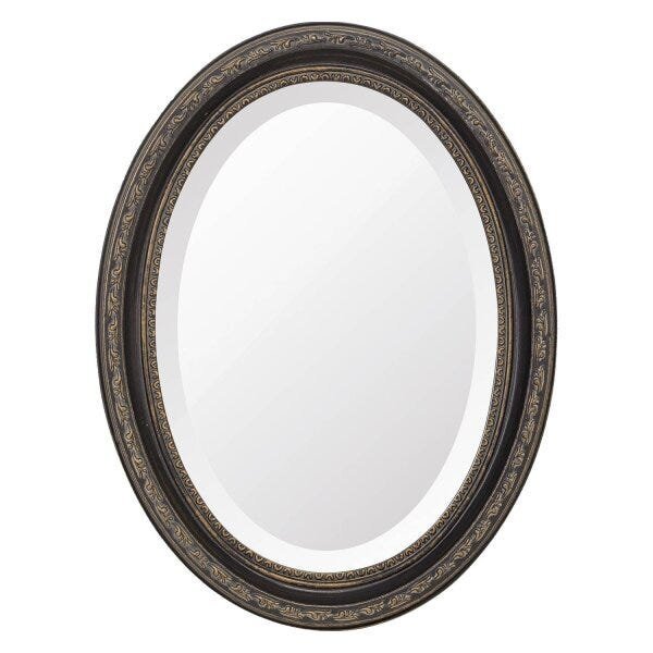Espelho Oval Ornamental Classic Santa Luzia 37x25cm - 1